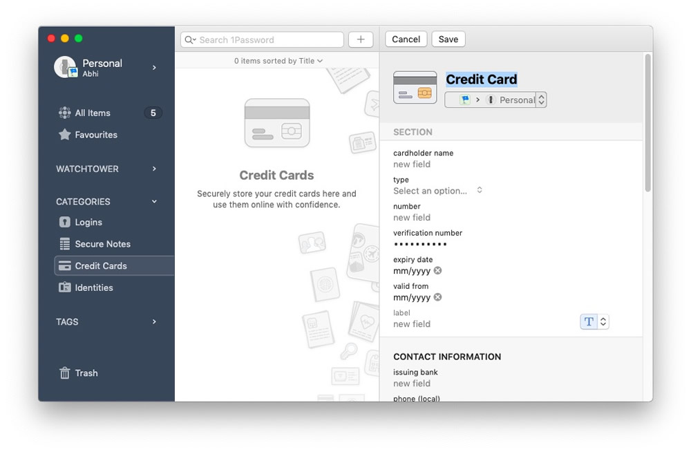 1Password credit