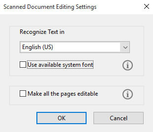 Acrobat ocr