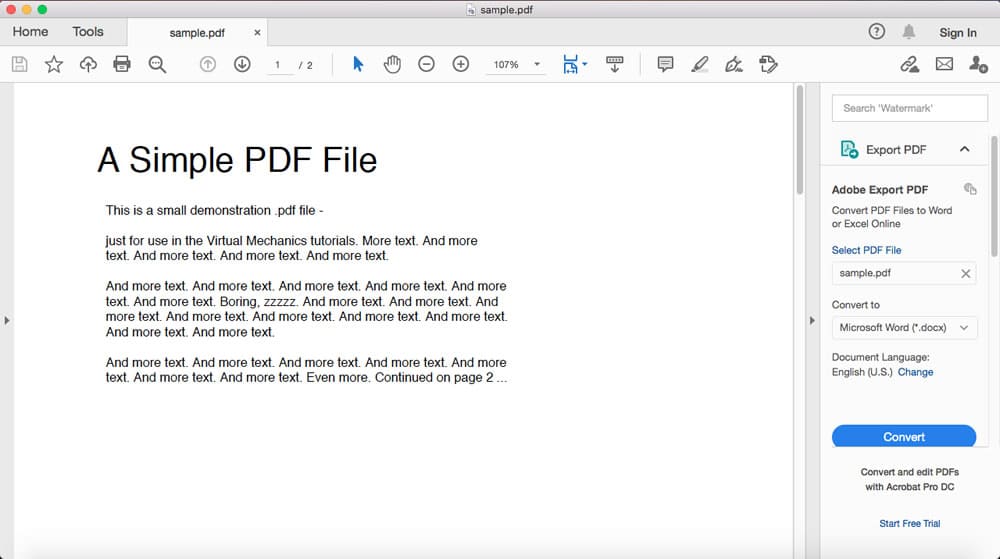 Acrobat Reader DC