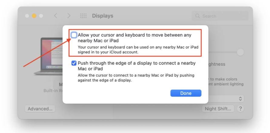 Advanced Display Settings