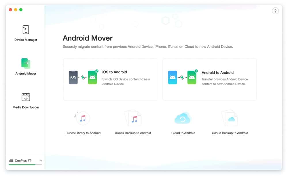 AnyDroid mover