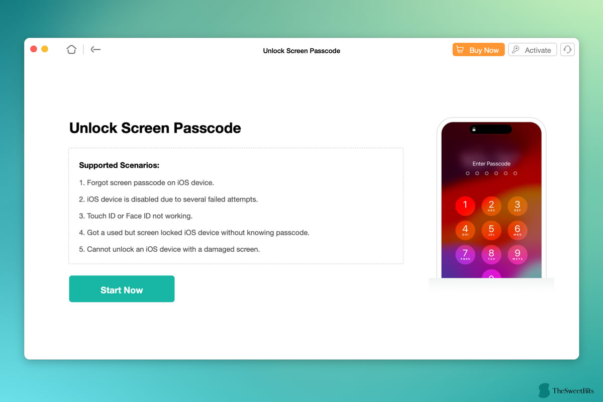 anyunlock passcode