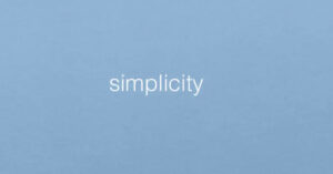 app simplicity design