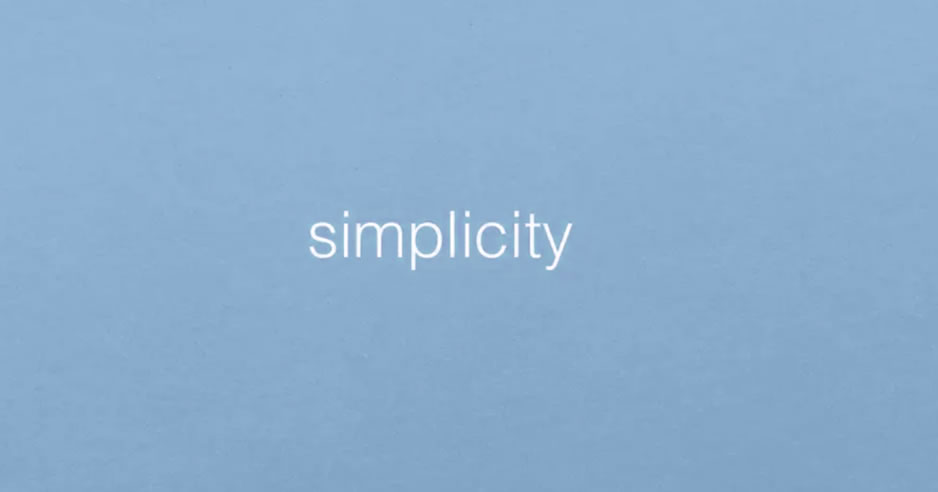 app simplicity design