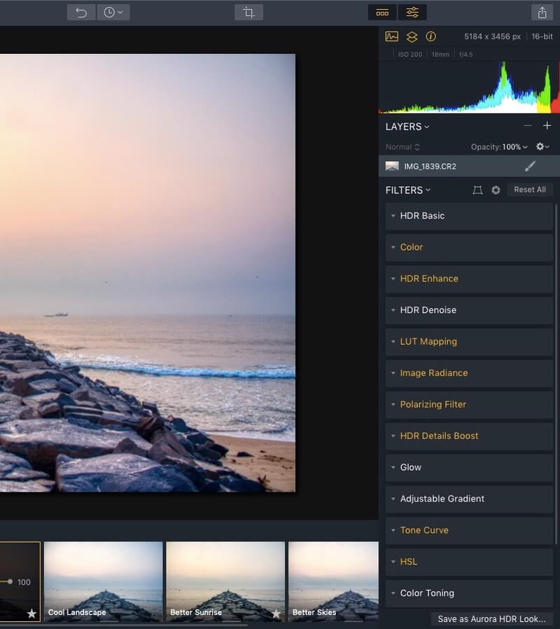 AuroraHDR2019 editing