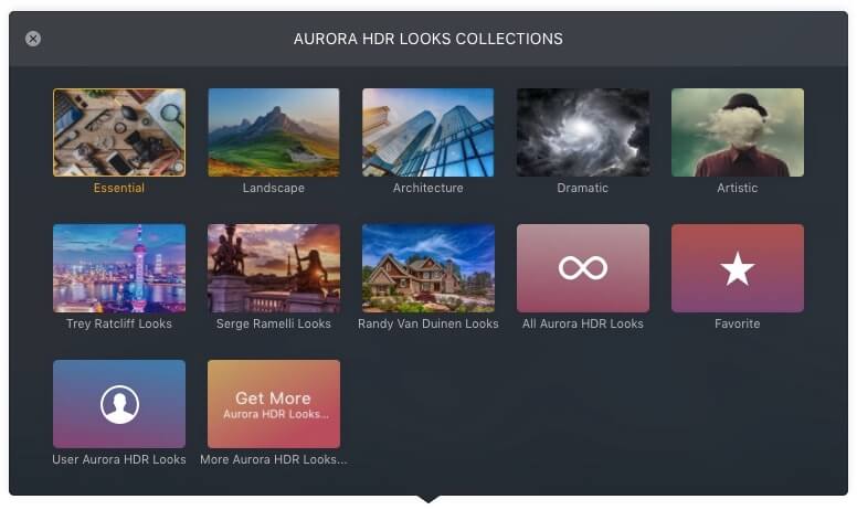 AuroraHDR2019 presets