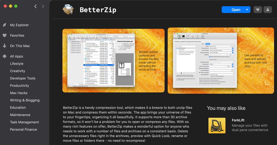 BetterZip review