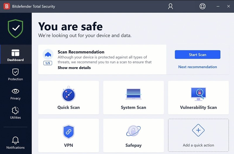Bitdefender Total Security: Comprehensive Protection for Your Devices