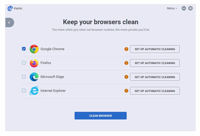 browser cleanup