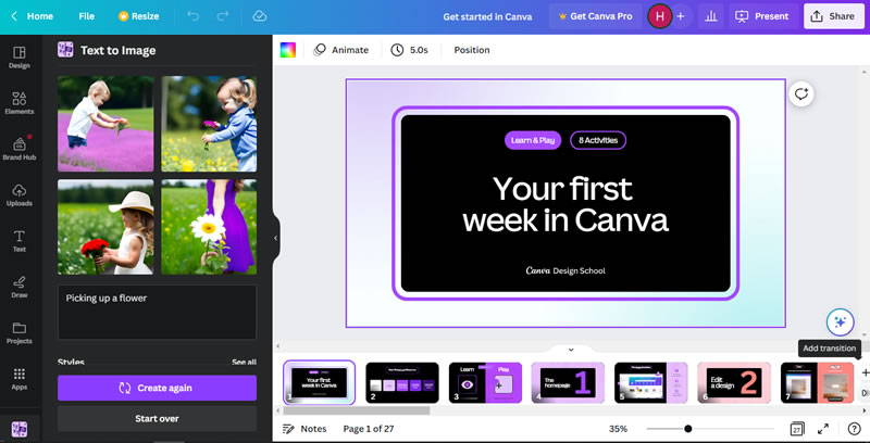 Canva video
