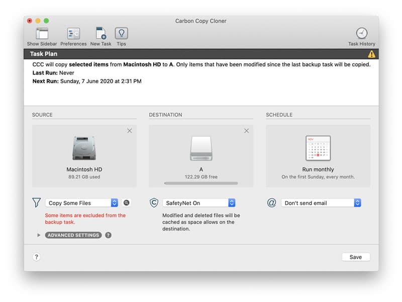 Carbon Copy Cloner