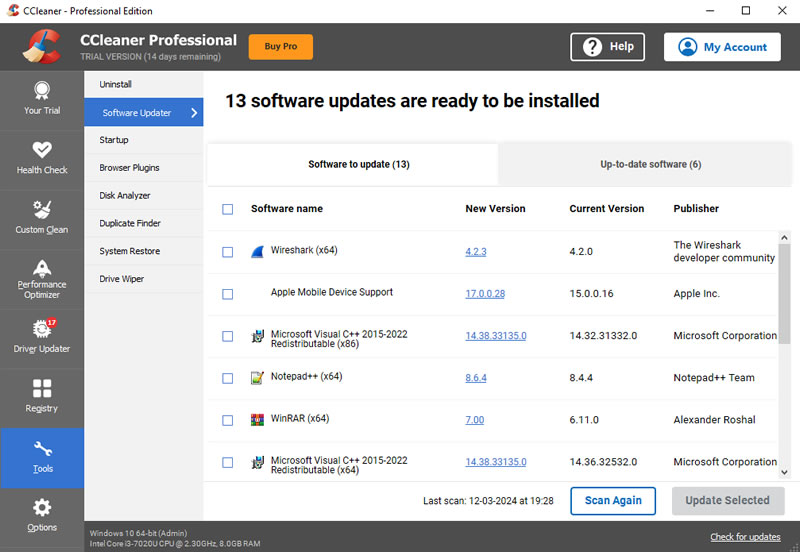 ccleaner updater