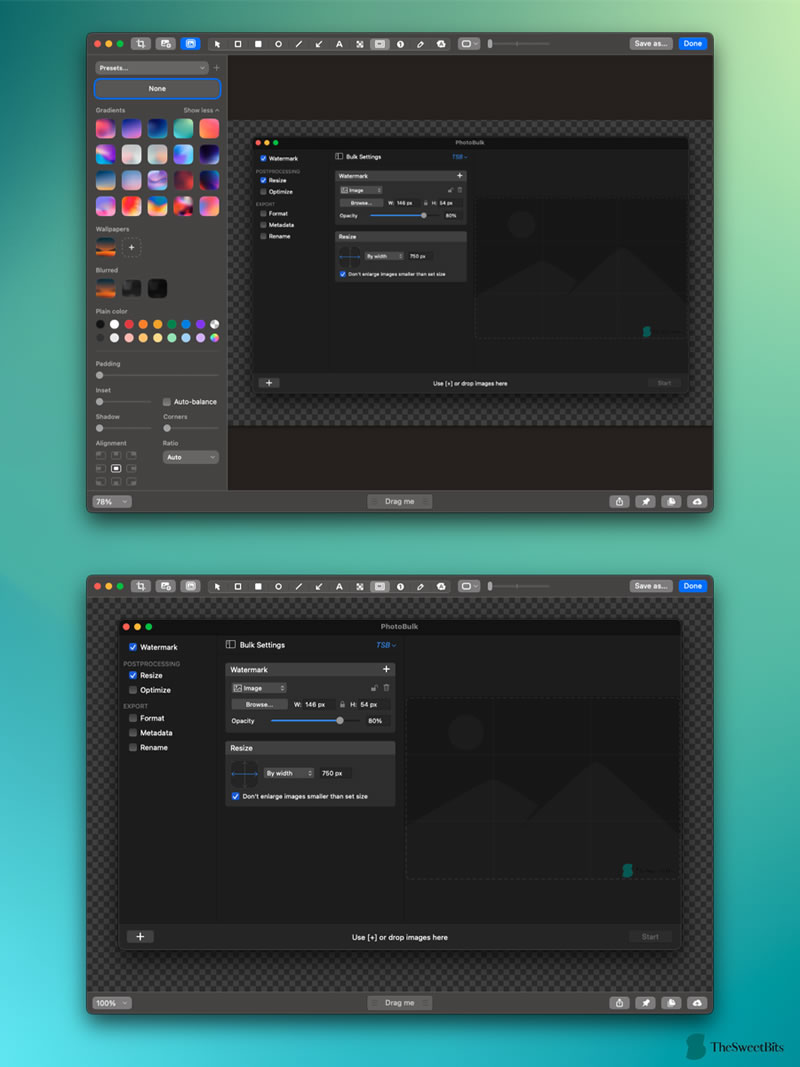 cleanshot editings