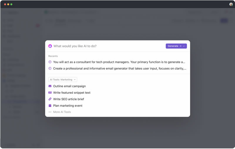 clickup ai