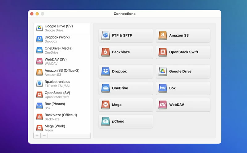 CloudMounter: The App Mounts and Uses Cloud Drives From Your Mac's Finder