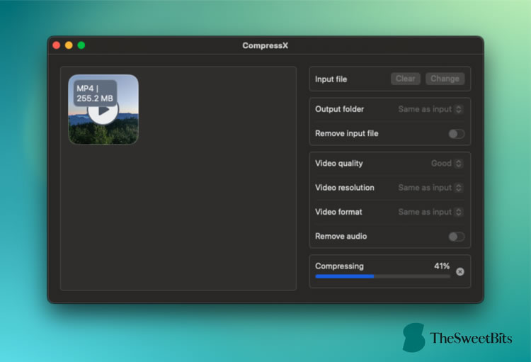 compressx video