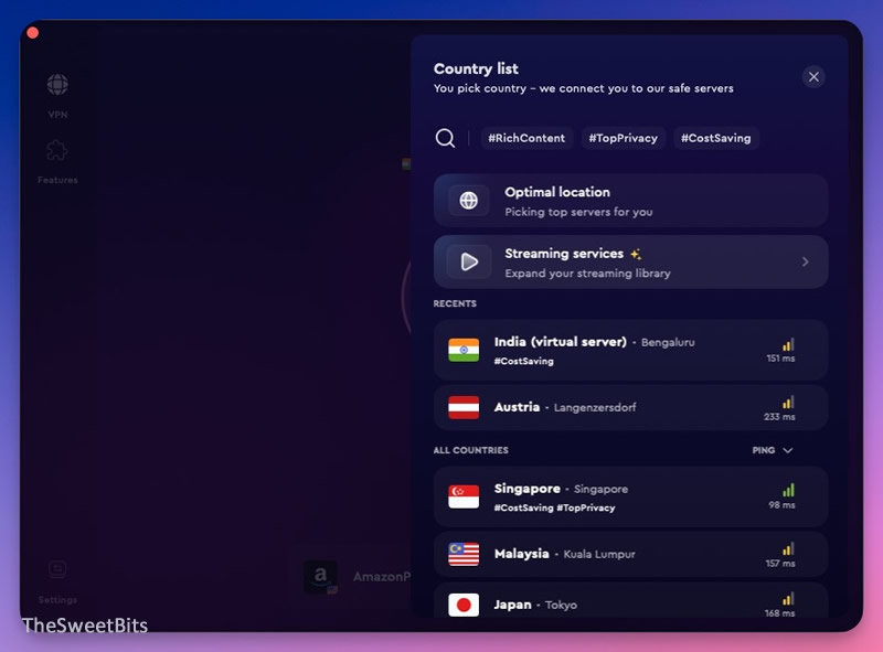 countrylist
