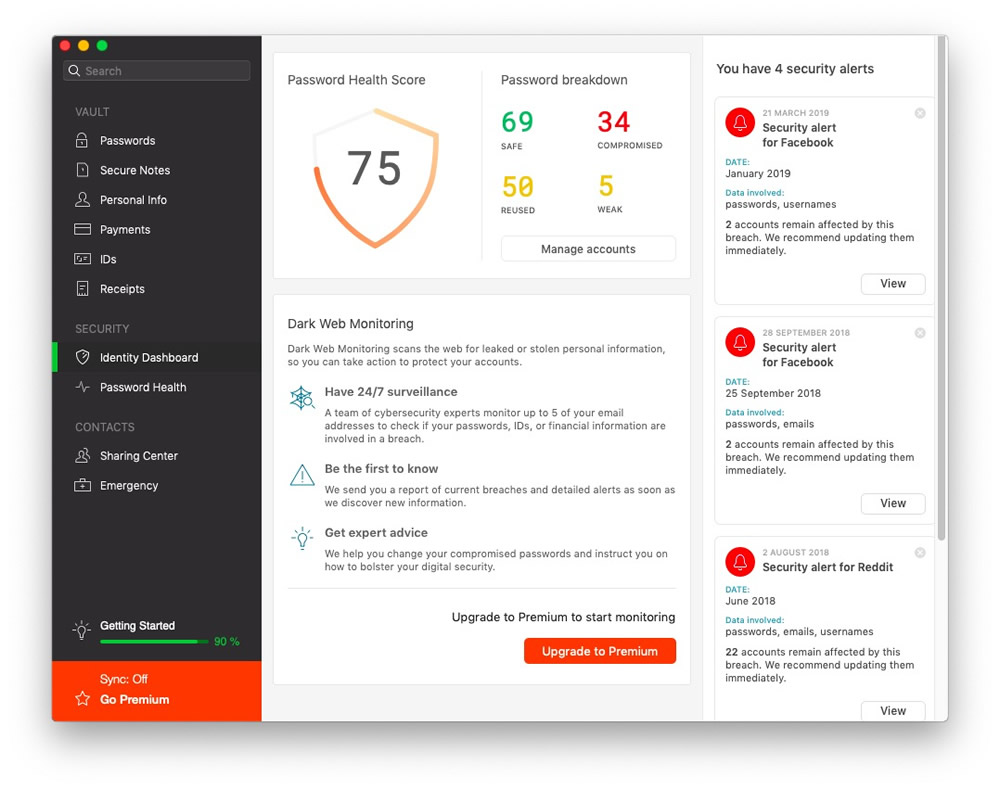 Dashlane Identity