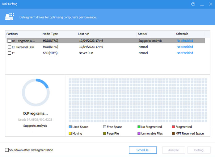 defrag