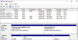disk managment
