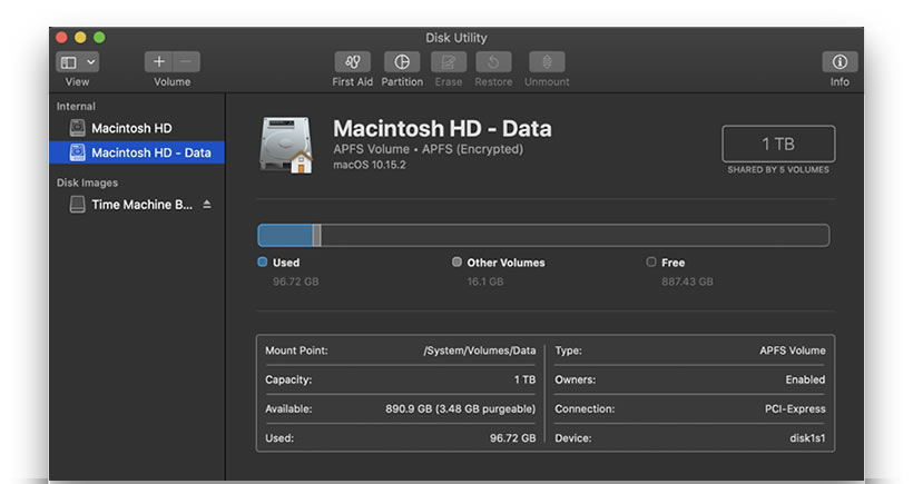 disk utility
