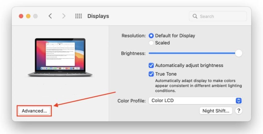 Display Settings