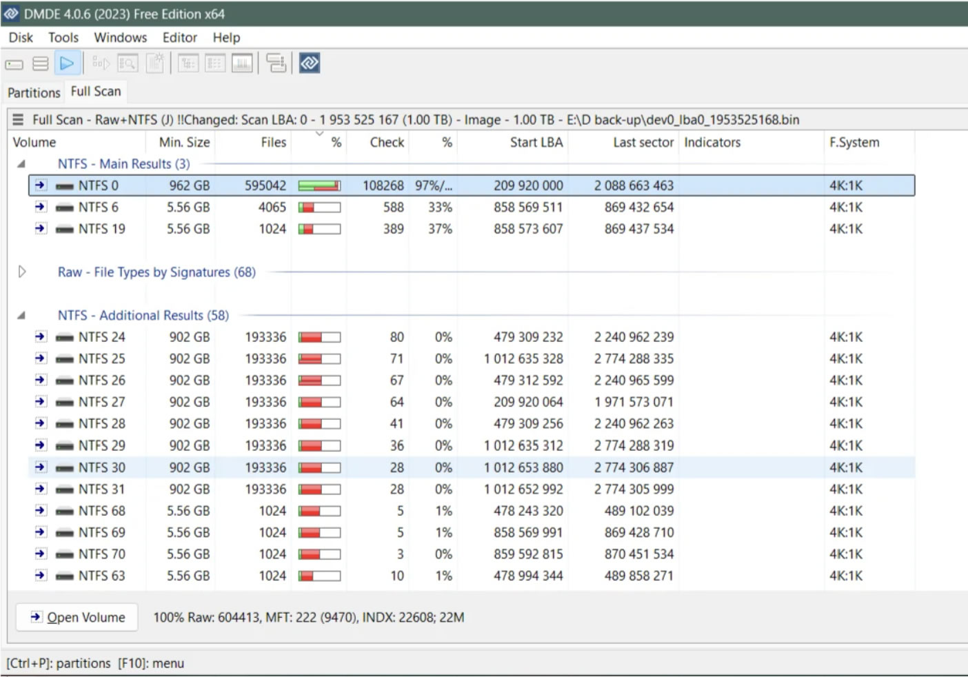 dmde partition