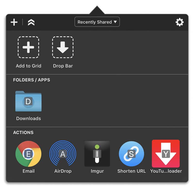 dropzone UI