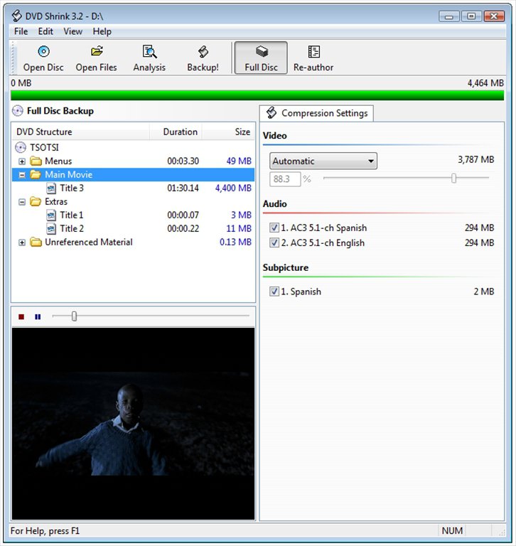DVD shrink