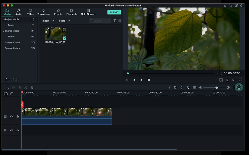 editing with filmora