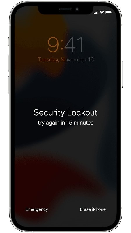 erase lockscreen