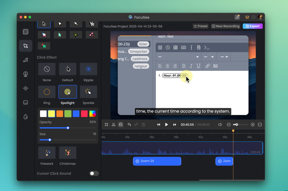 focusee spotlight
