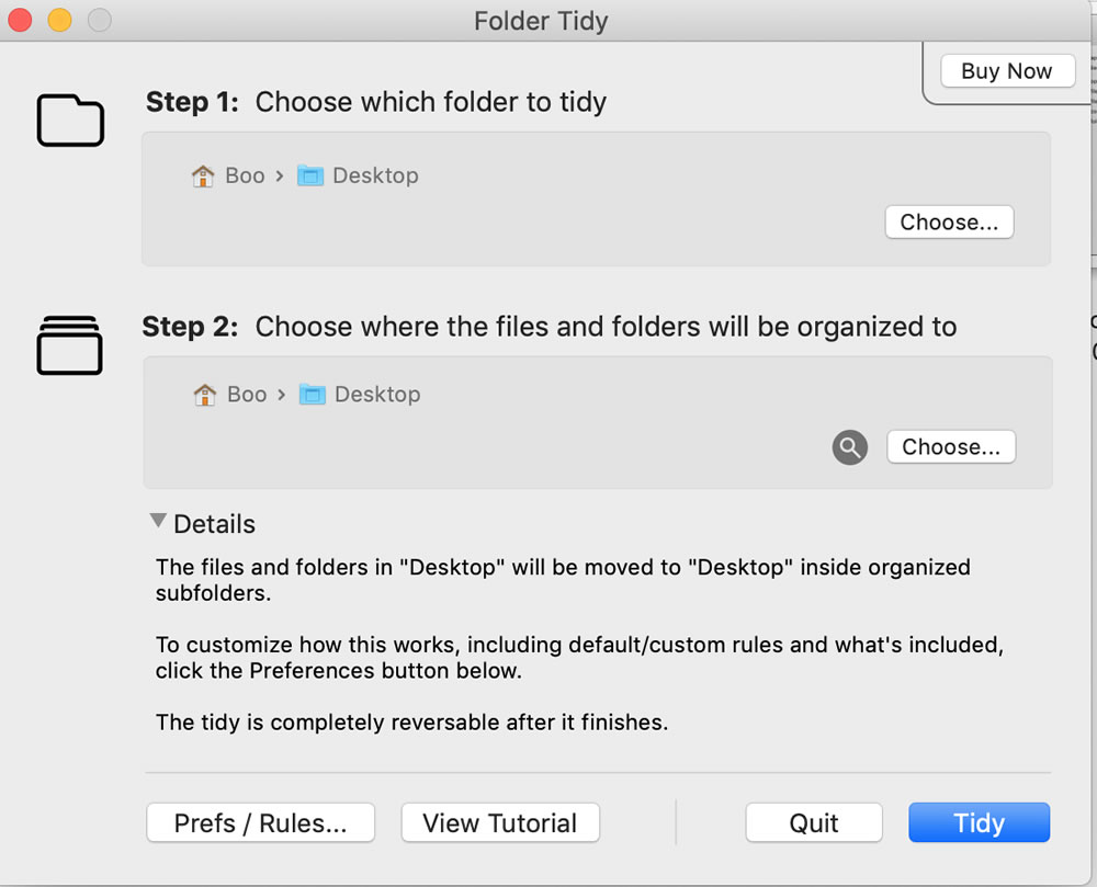 fodertidy steps