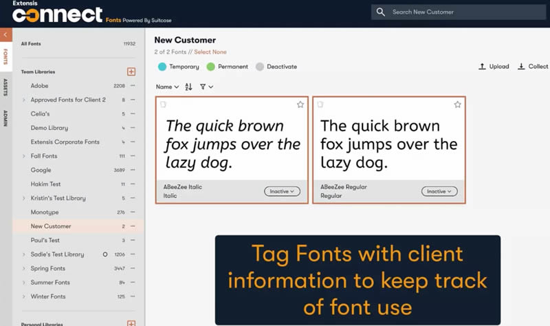 font connect