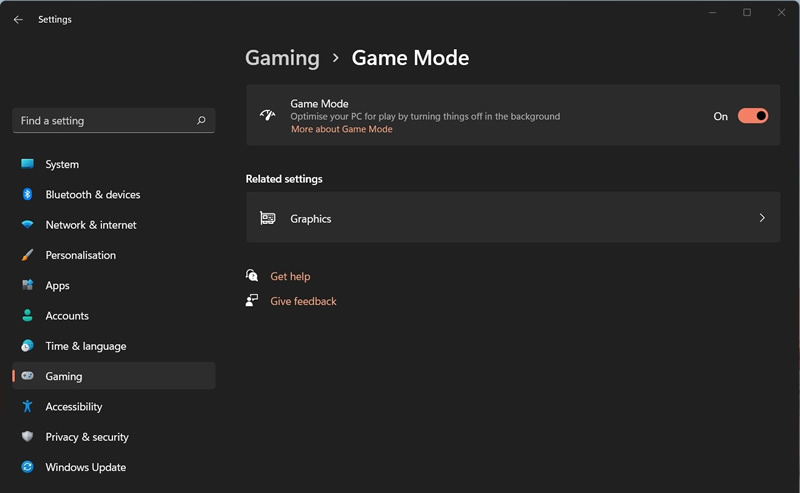 game mode