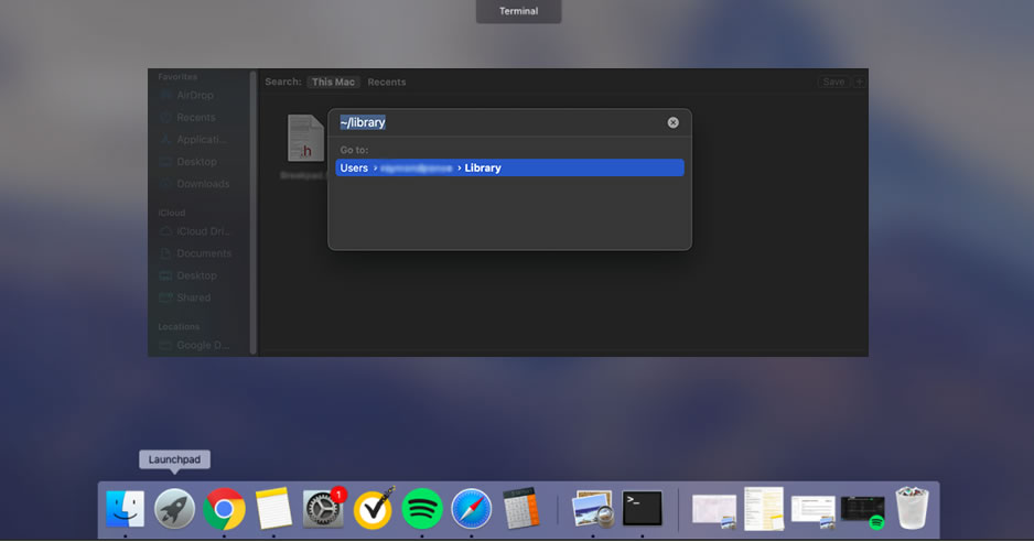 hidden file mac