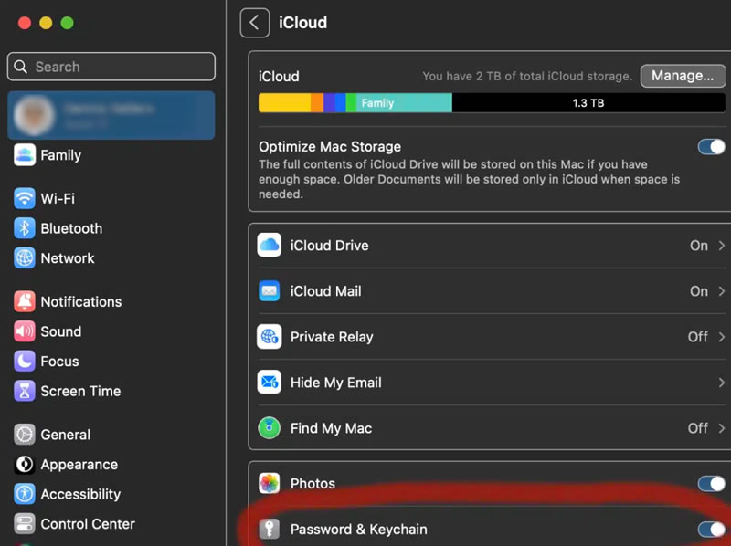 icloud keychain