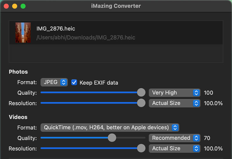 iMazing Converter: A Nifty, Free Tool to Convert HEIC and HEVC