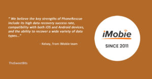 imobie phonerecue interview