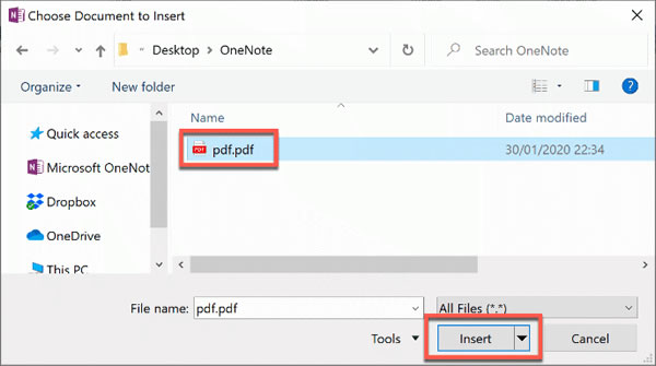 Insert