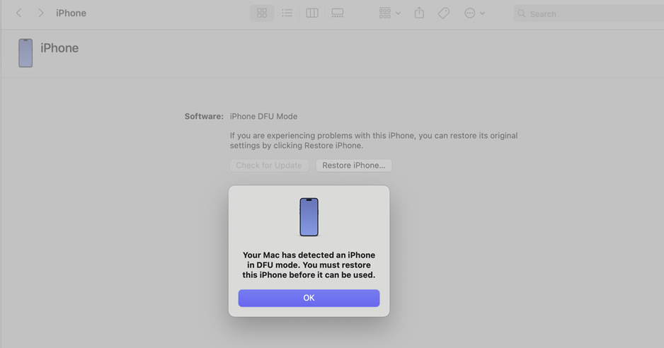 iphone dfu mode