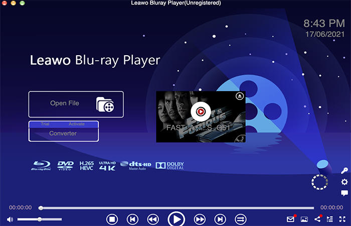 leawo bluray player mac
