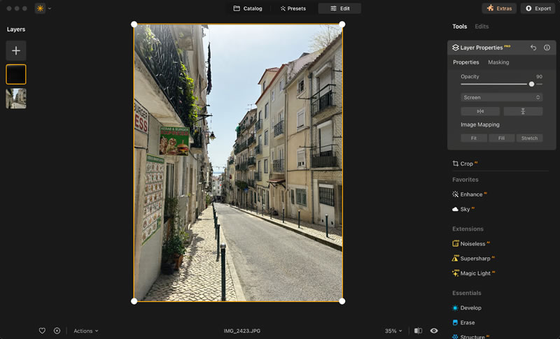 luminar layer