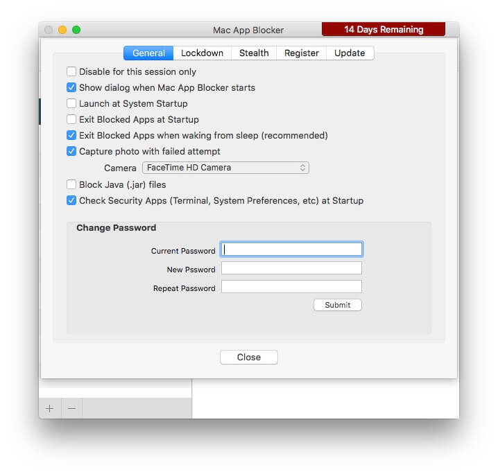 Mac App Blocker