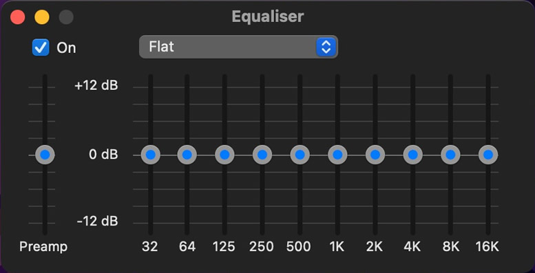 mac equaliser
