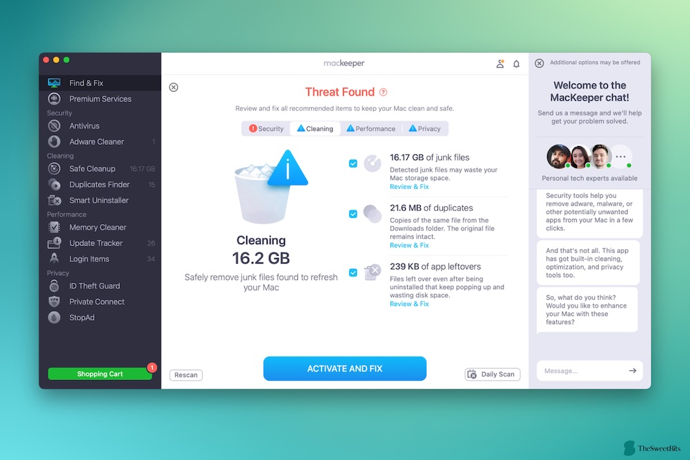 mackeeper mainscr