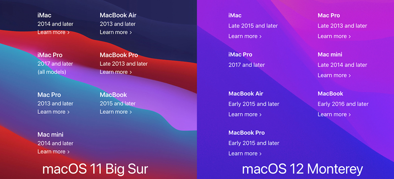 macOS System require