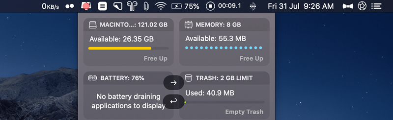 menubar