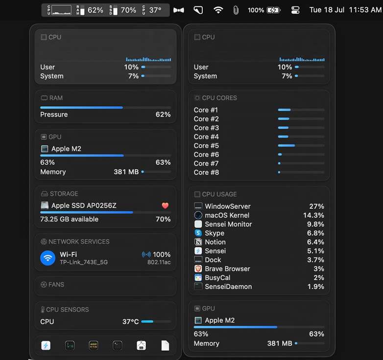 Menubar