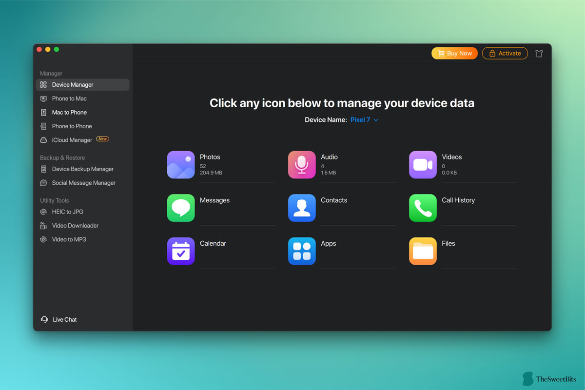mobimover manage
